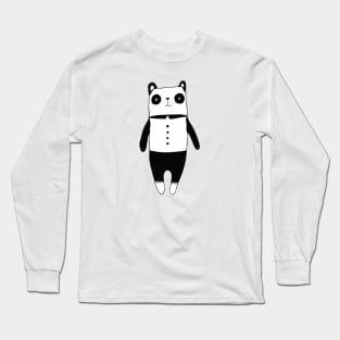 Little black and white panda Long Sleeve T-Shirt